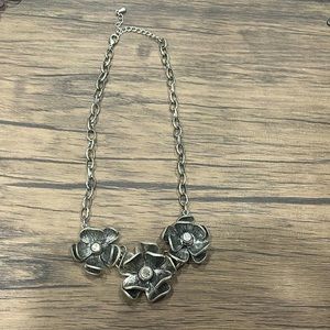 Metal Floral Necklace